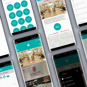 Mobile App Development: A directory app for nearby salons and spas